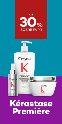 Três produtos capilares Kérastase Première com 30% sobre Preço de Venda ao Público Recomendado.